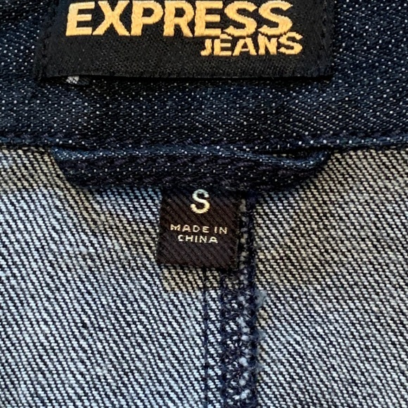 Women’s Express Motorcycle Jean Jacket - Picture 7 of 8